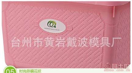 【一诺厂家直销多彩简约有盖塑料糖果色手提收纳箱多功能编织整理箱】台州市黄岩戴波模具厂 - 产品库