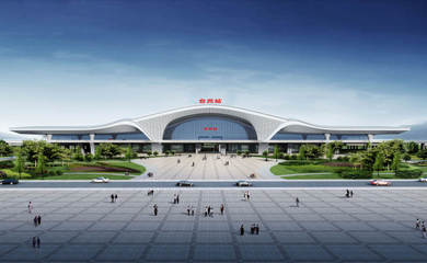 美轮美奂！杭台高铁绍兴段站点惊艳亮相 贯通台州新动脉